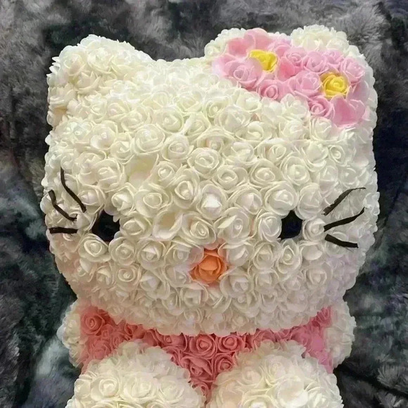 Hello Kitty Big Figure  Statue Flower Vintage Rare - Picture 9 of 16